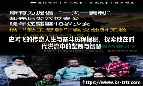 史鸿飞的传奇人生与奋斗历程揭秘，探索他在时代洪流中的坚韧与智慧